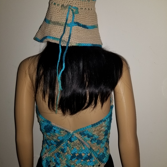 Cotton halter top - Picture 4 of 16